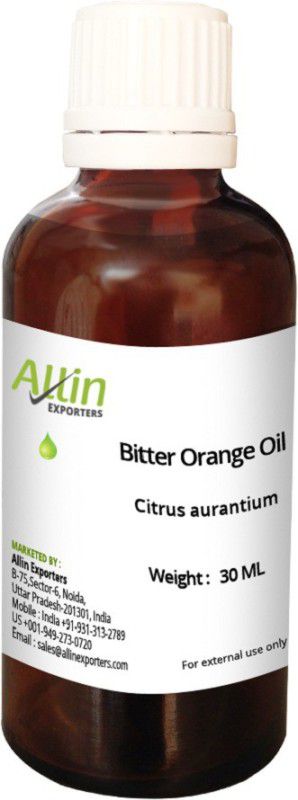 Allin Exporters 30-2051,Bitter Orange Oil - 100% Pure , Natural & Undiluted  (30 ml)