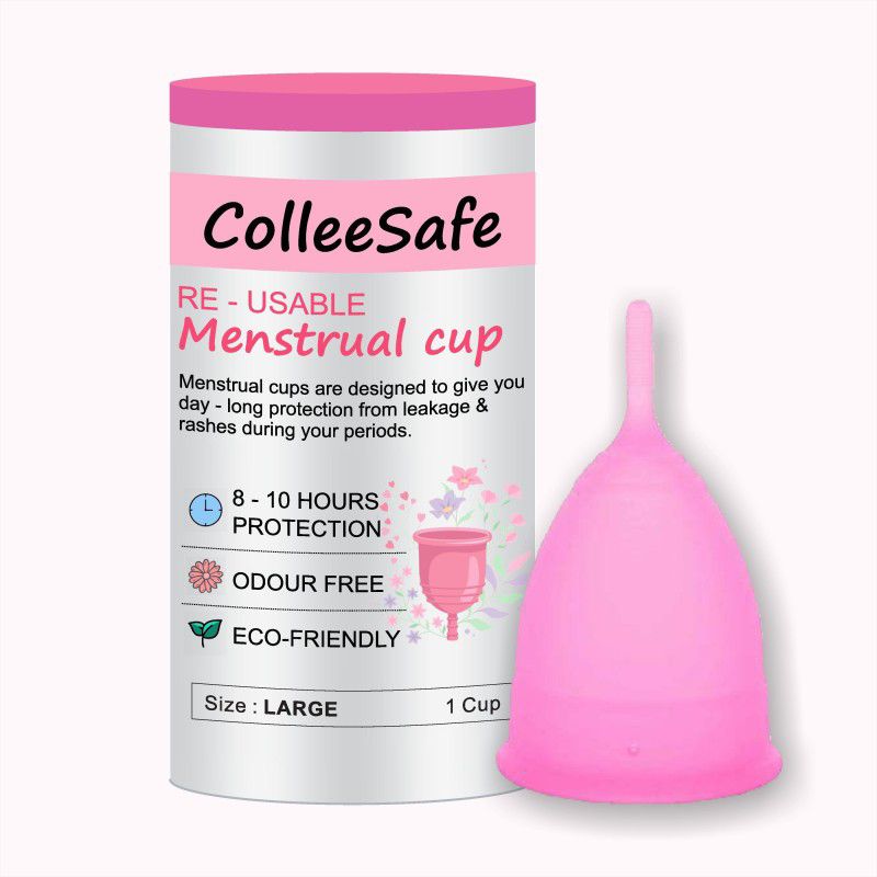 ColleeSafe Large Reusable Menstrual Cup  (Pack of 1)
