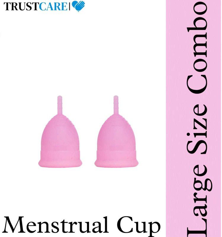 TRUST CARE Large Reusable Menstrual Cup  (Pack of 2)