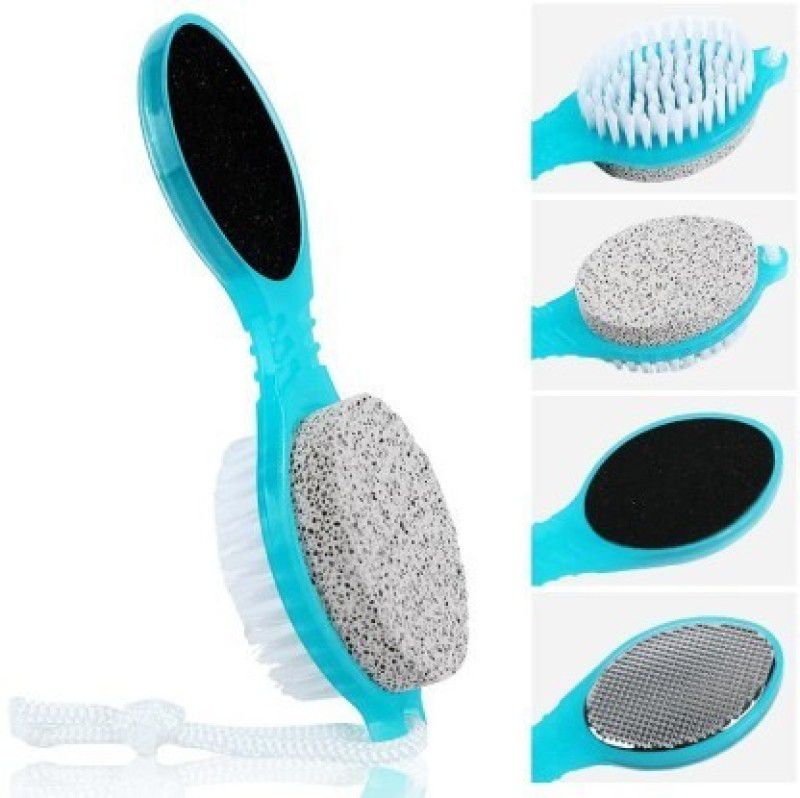 Hk Group 4IN 1 FOOT SCRUBBER ,PEDICURE PADDLE BRUSH
