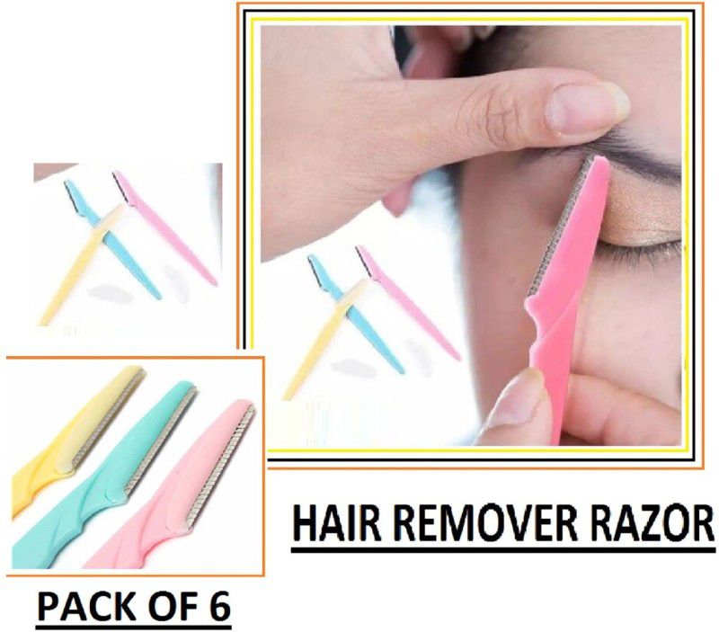 PRILORA NEW LOOK HAIR REMOVER RAZOR PERFECT LOOK PACK OF 6  (Pack of 6)