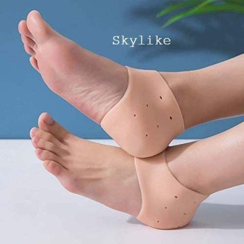 BKKTRADERS Anti heel crack set socks pain foot gel relief (Pack Of 2)  (Pack Of 1)