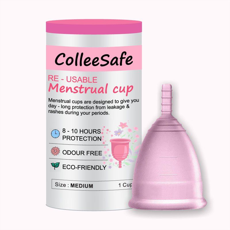 ColleeSafe Medium Reusable Menstrual Cup  (Pack of 1)