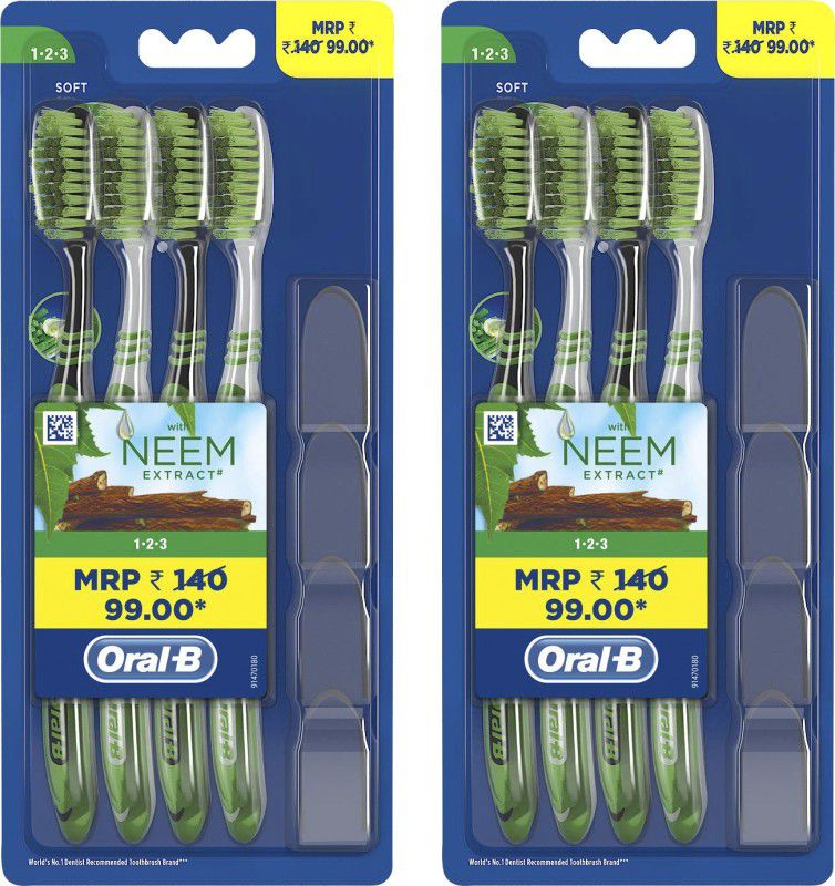 tooth brush Neem Soft Toothbrush  (2 Toothbrushes)