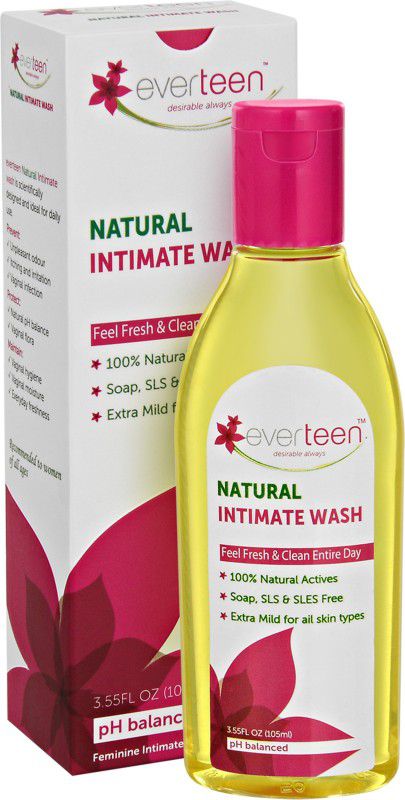 everteen Natural Intimate Wash  (105 ml, Pack of 1)