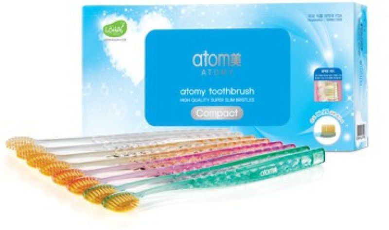 Atomy AntI Bacterial Toothbrush (8 N) Extra Soft Toothbrush  (9 Toothbrushes)