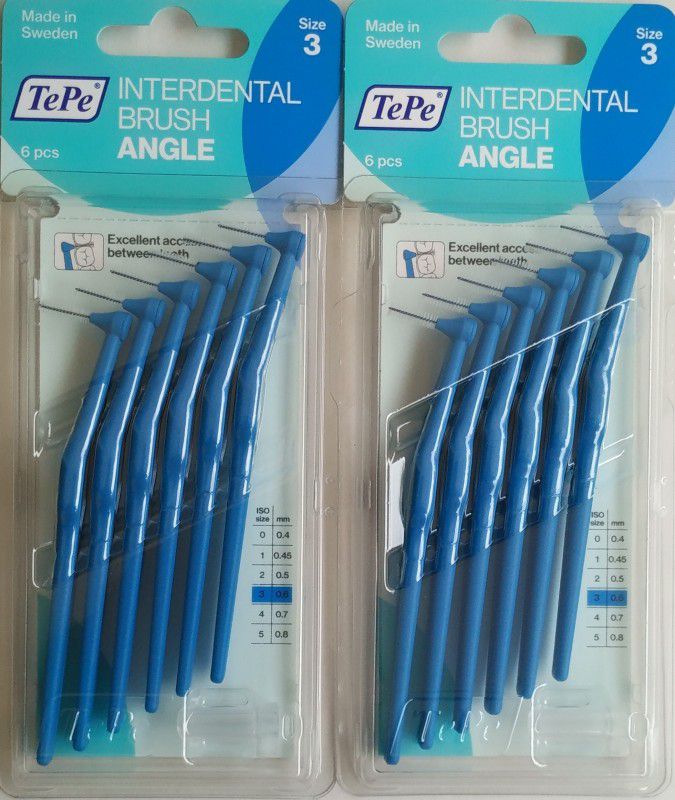 TePe Blue ANGLE Interdental Soft Toothbrush  (2 Toothbrushes)