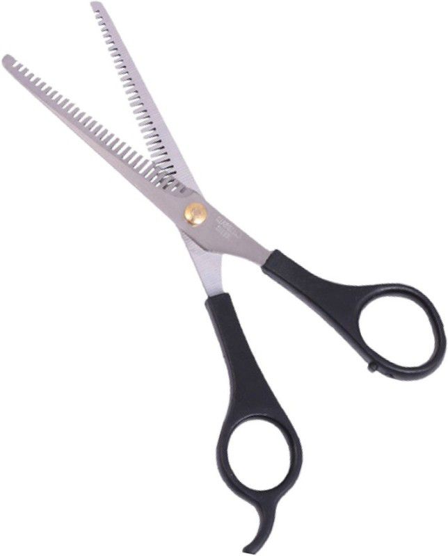 XSDM Professional Stylish Hair Cutting Scissor X/1003C, Stainless Steel, a Multipurpose Scissor, Perfect for Barber's (Salon) Scissors  (Set of 1, Black)