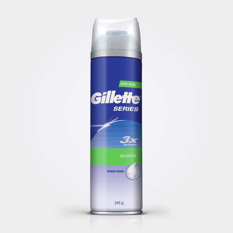 Gillette Series Foam Sensitive Skin  (245 gm)