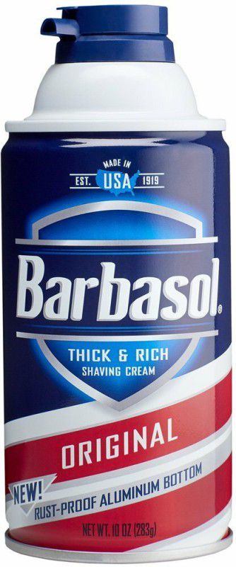 Barbasol Original Thick and Rich Cream Men Shaving Cream, 10 Ounce  (283 g)