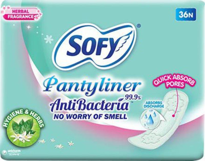 SOFY PANTYLINER Antibecteria 36N Pack of 1 Pantyliner  (Pack of 36)