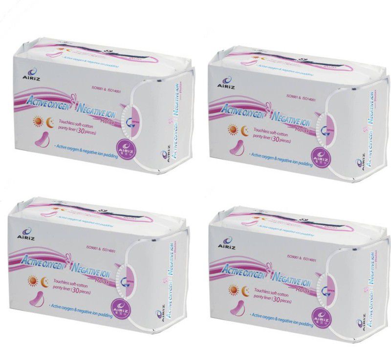 Tiens ACTIVEOXYGEN AND NEGATIVEION TOUCHLESS SOFT COTTON Pantyliner  (Pack of 120)