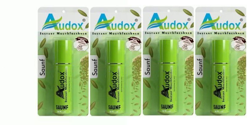 Audox Mouth Freshener Saunf Combo 4 Pice Spray  (60 ml)