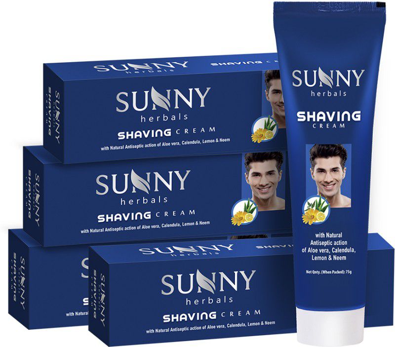 Bakson's Sunny Shaving Cream ( Set of 4 pcs. )  (75 g)