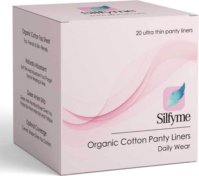 silfyme 100% Organic Biodegradable Panty Liners For Daily Use Pantyliner  (Pack of 20)