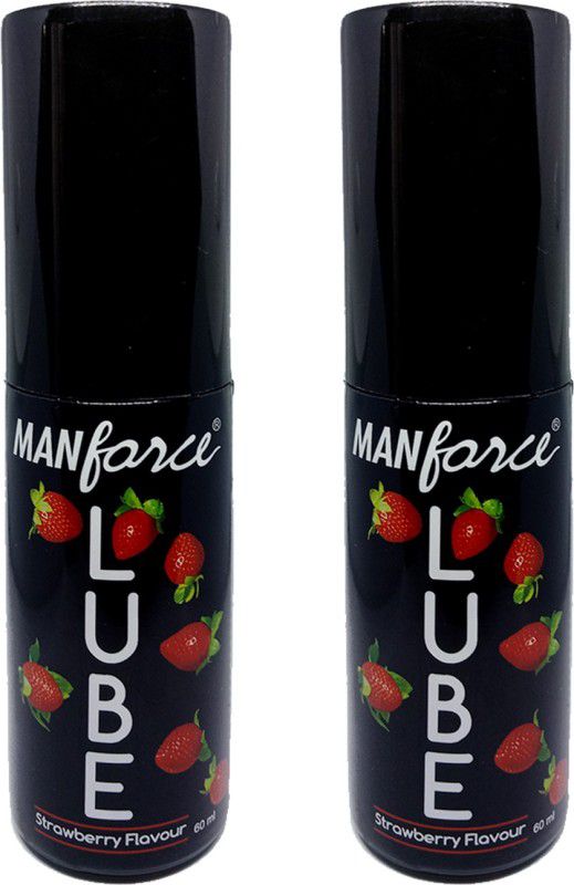 MANFORCE STRAWBERRY FLAVOR LUBE LUBRICANT FOR MEN Lubricant  (120 ml)