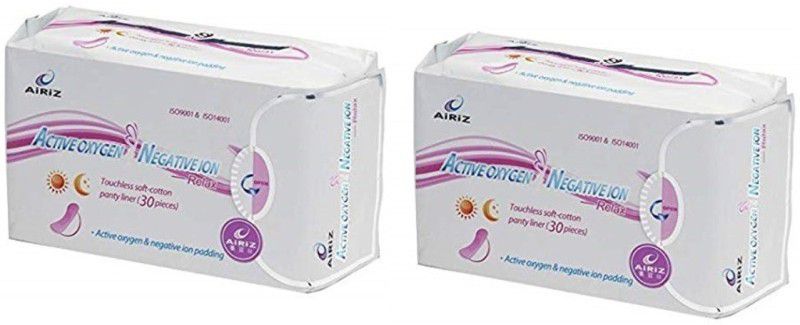 AIRIZ Tines Panty Liner (Pack of 2 - 30 in each) contains total 60 pads Pantyliner  (Pack of 2)