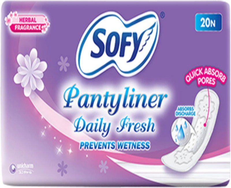 SOFY PANTYLINER Daily Fresh 20N Pack of 1 Pantyliner  (Pack of 20)