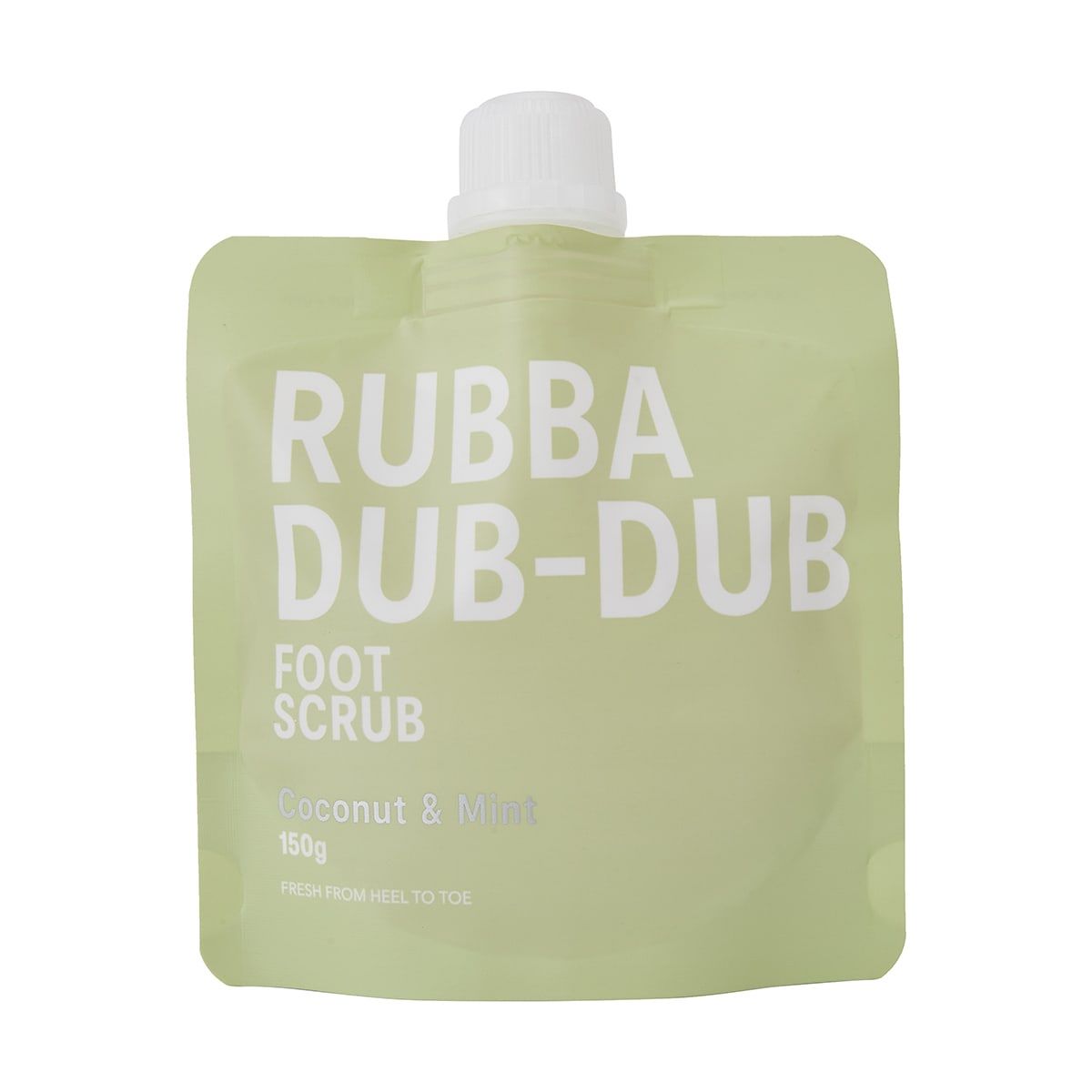 Rubba Dub-Dub Foot Scrub 150g - Coconut & Mint Scent