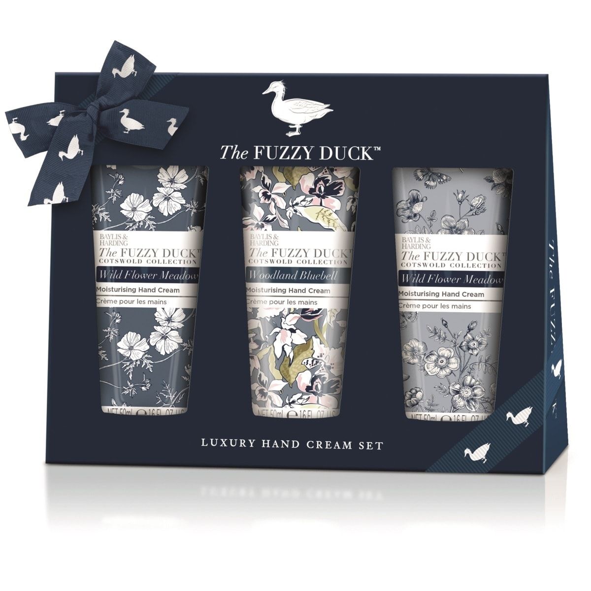 Baylis & Harding The Fuzzy Duck Cotswold Collection Luxury Hand Cream Set - Wild Flower Meadow & Woodland Bluebell