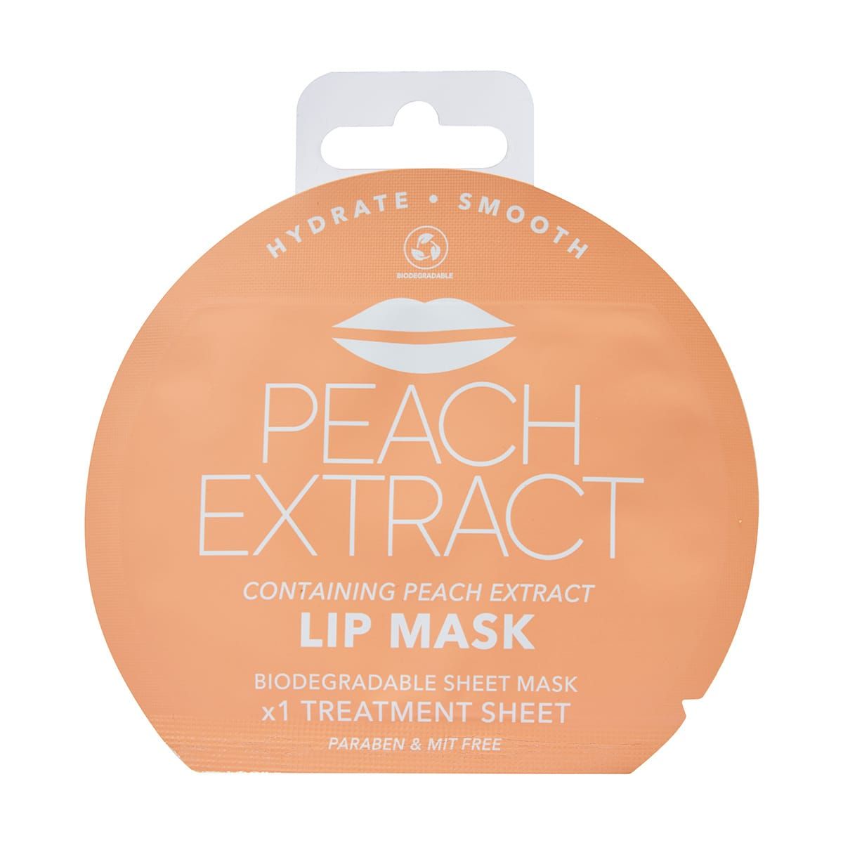 Hydrate & Smooth Lip Mask - Peach Extract