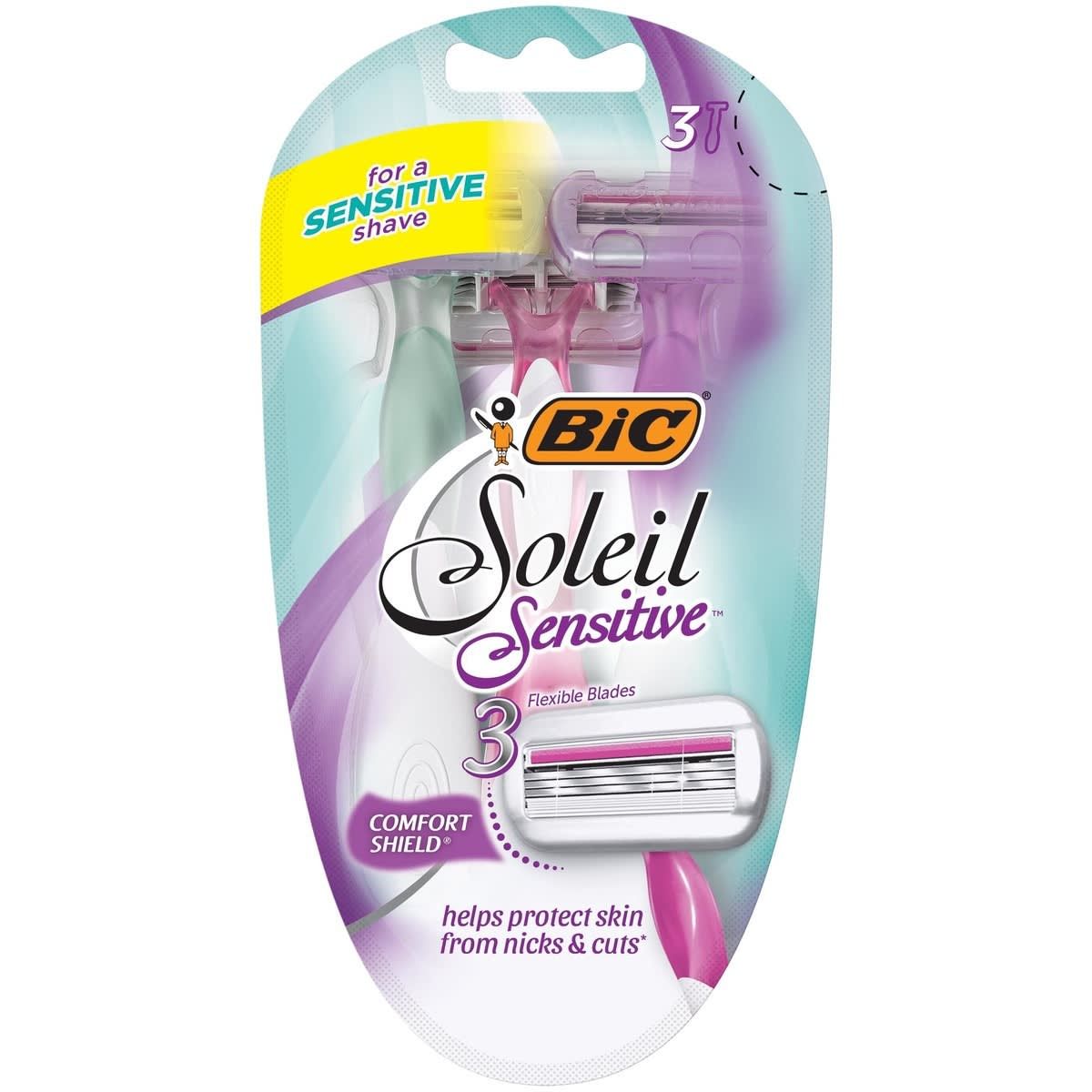 Bic 3 Pack Soleil Glow Razor