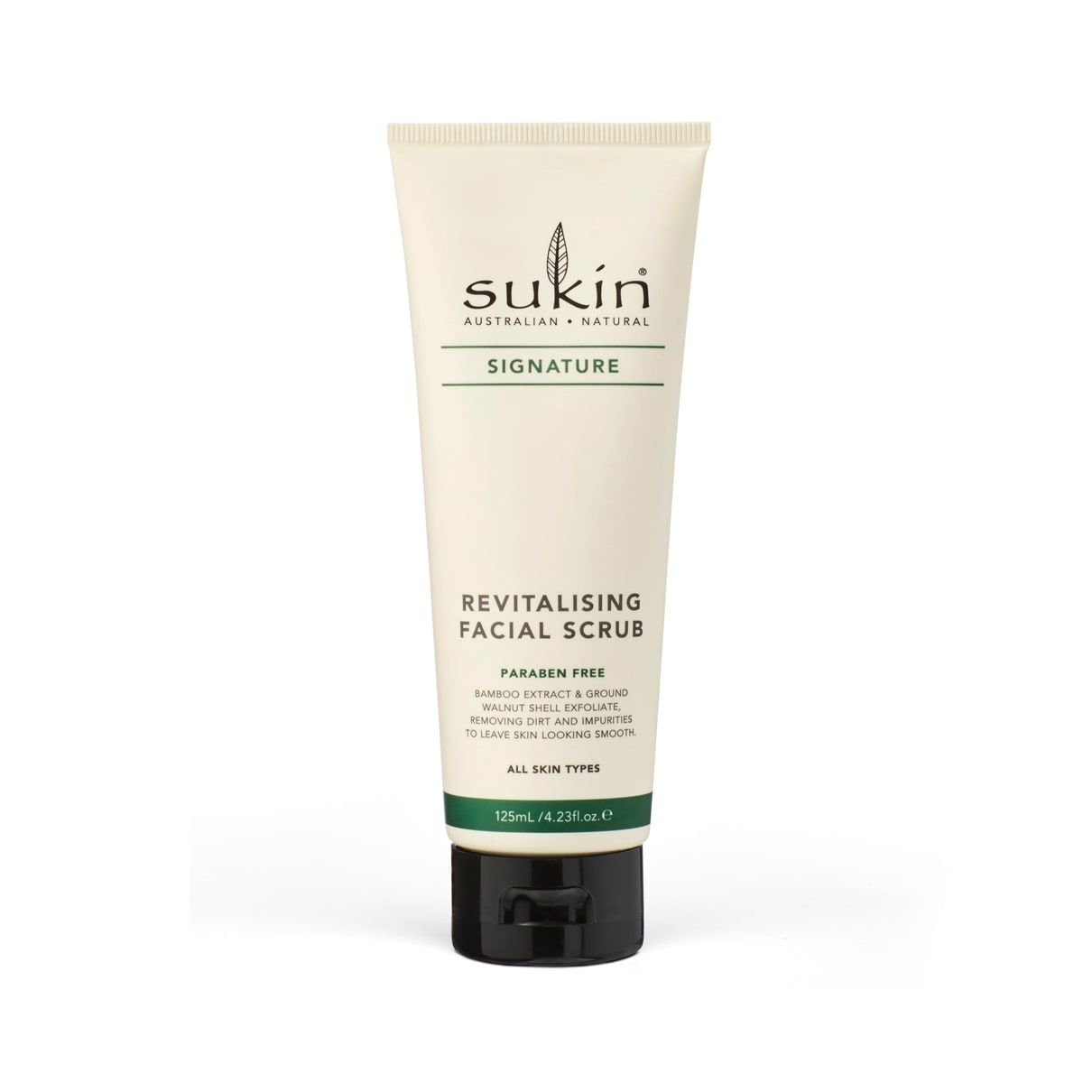 Sukin Revitalising Facial Scrub 125ml - Bamboo Extract and Ground Walnut Shell