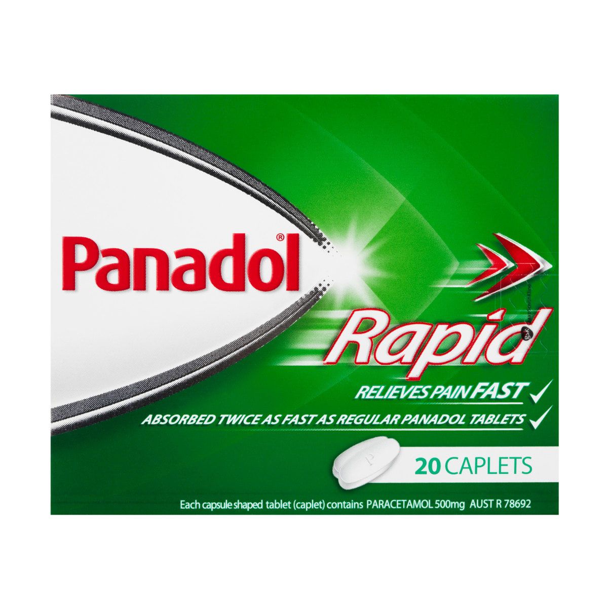 20 Pack Panadol Rapid Caplets
