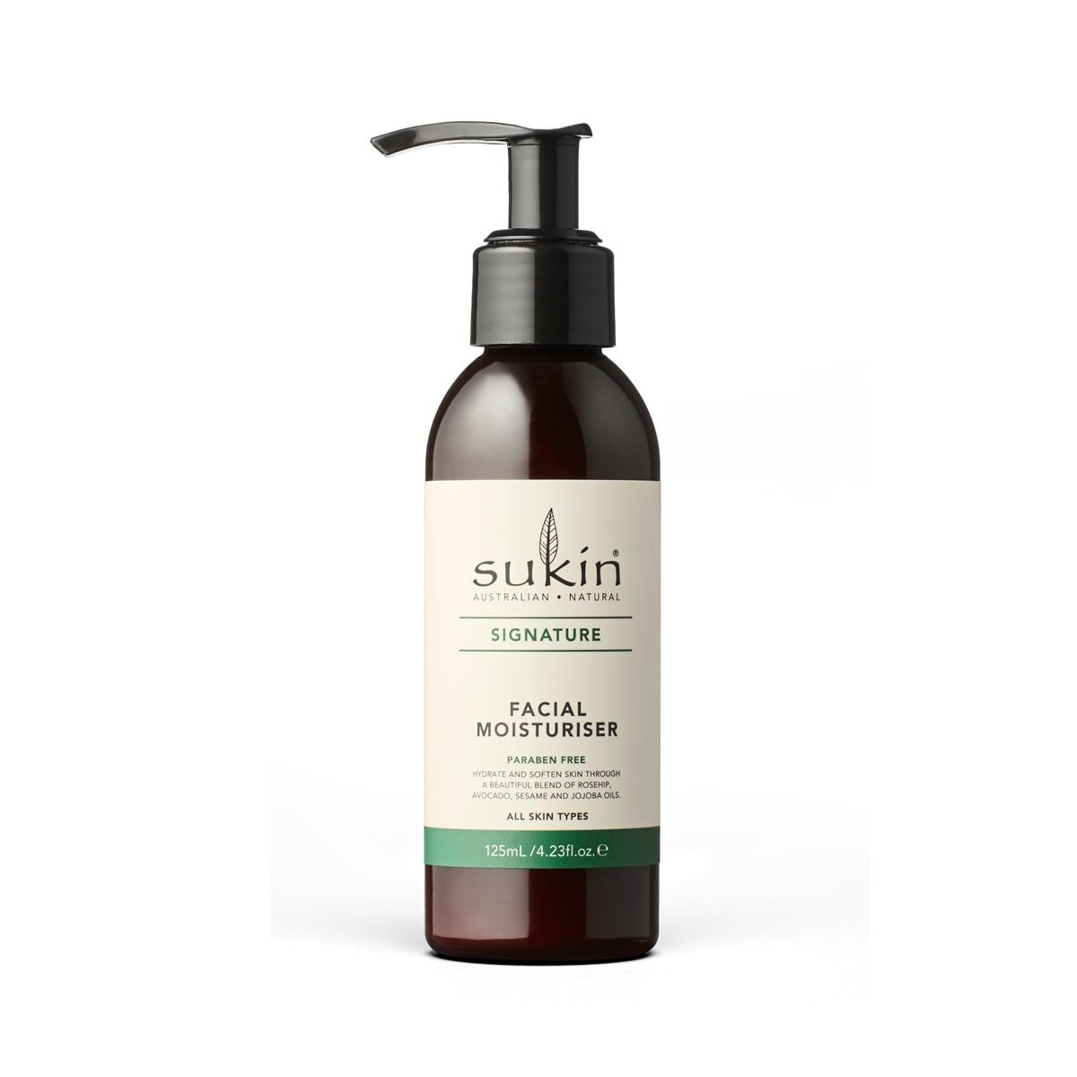 Sukin Facial Moisturiser Pump 125ml