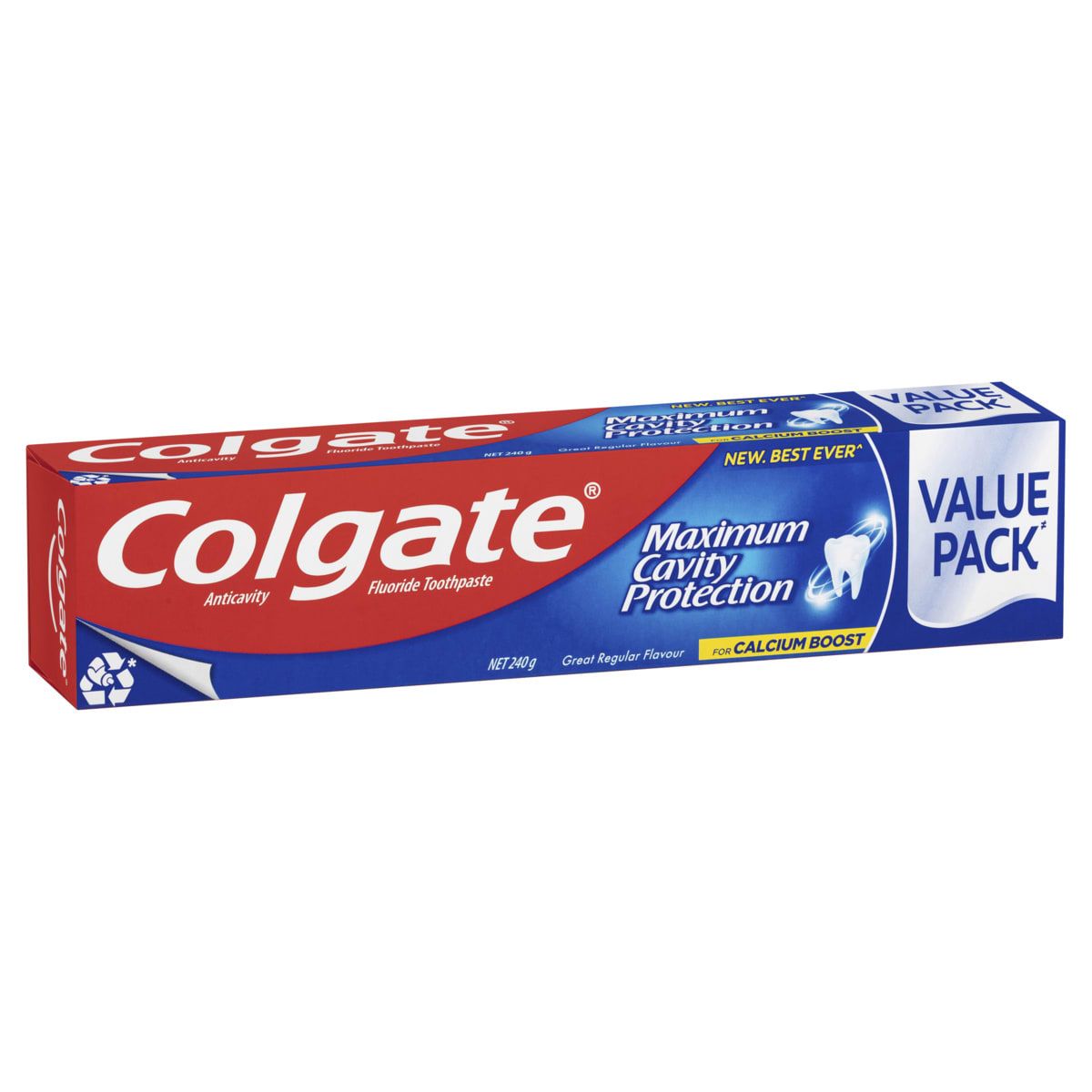 Colgate Maximum Cavity Protection Toothpaste For Calcium Boost Great Regular Flavour Value Pack