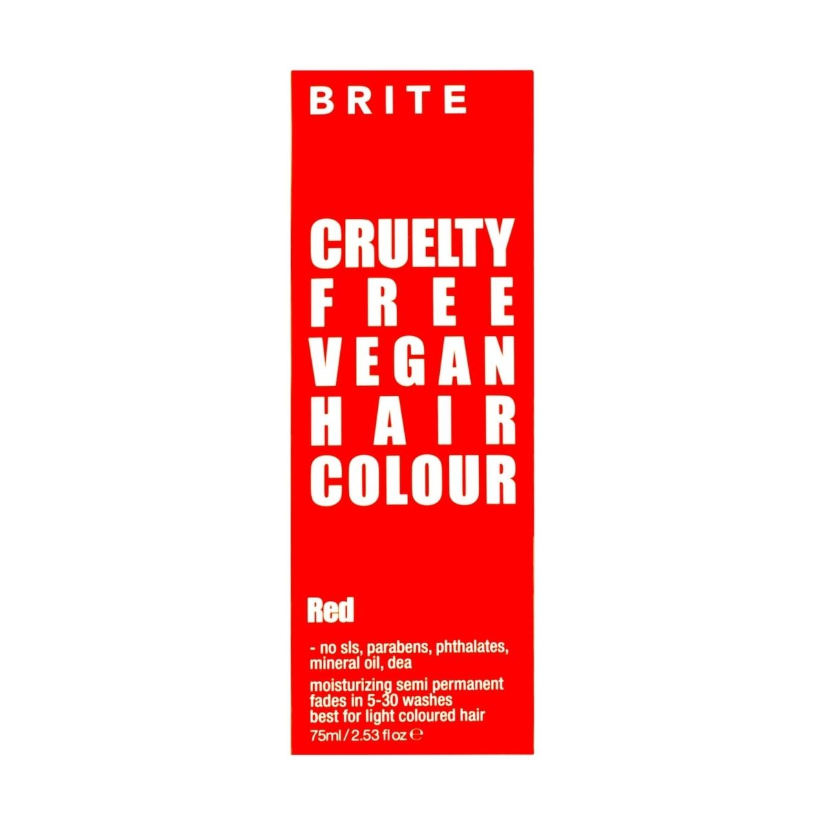 Brite Cruelty Free Vegan Hair Colour - Red