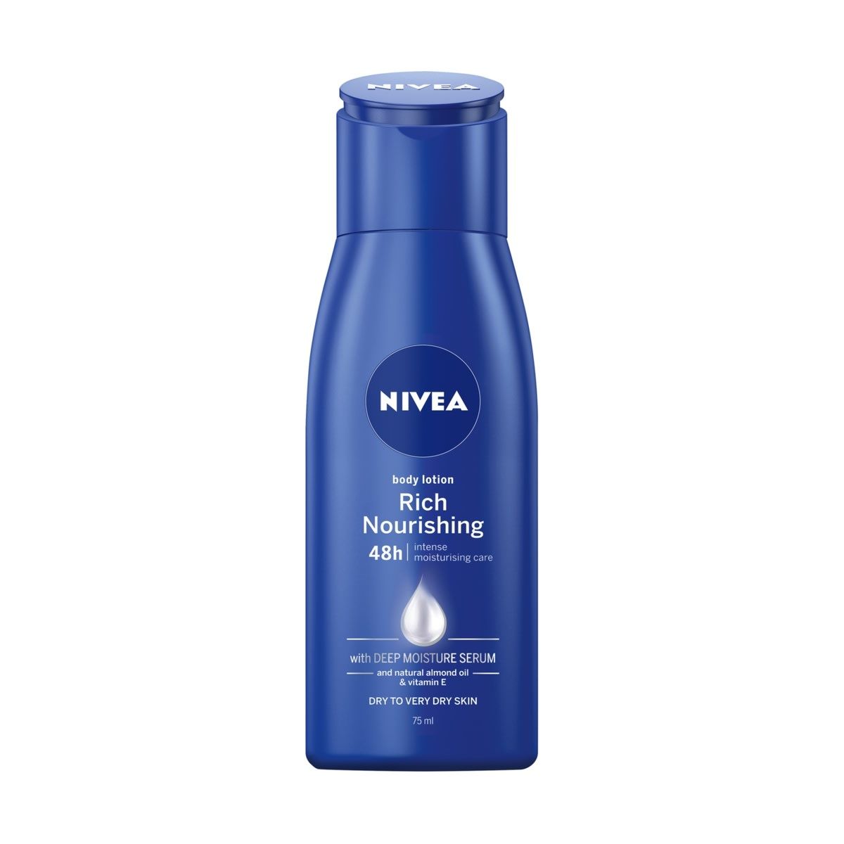Nivea Rich Nourishing Body Lotion 75ml - Hydra IQ & Almond Oil