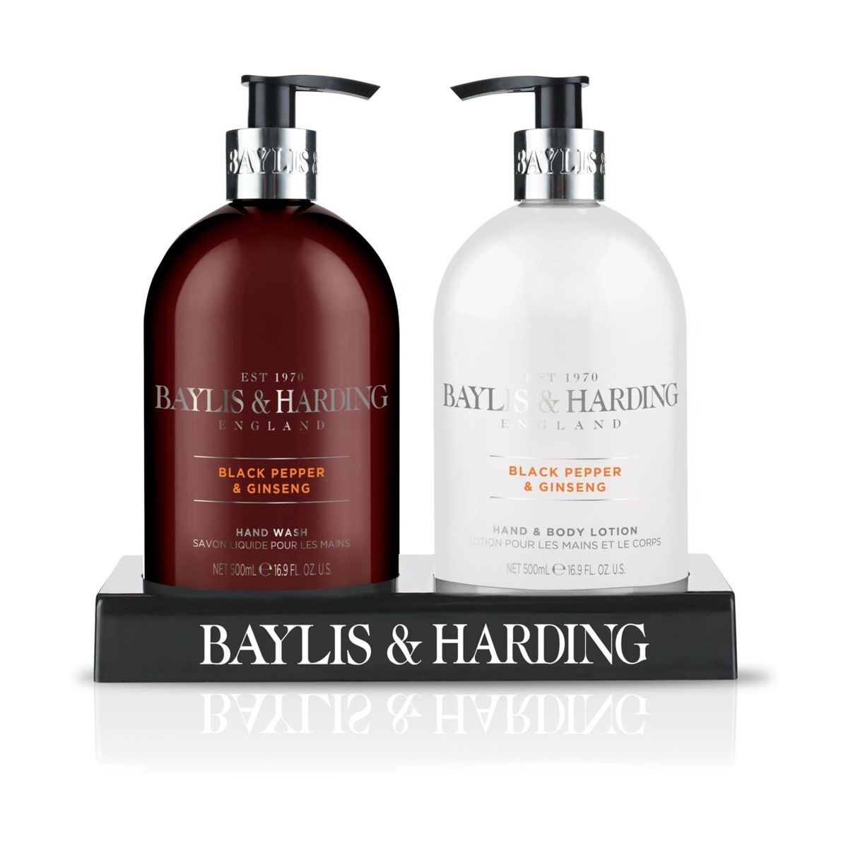 Baylis & Harding Hand and Body Care Duo Set - Black Pepper and Ginseng
