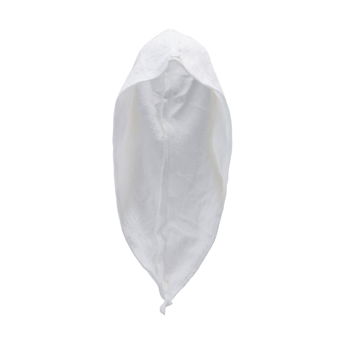 Bamboo Blend Hair Turban - White