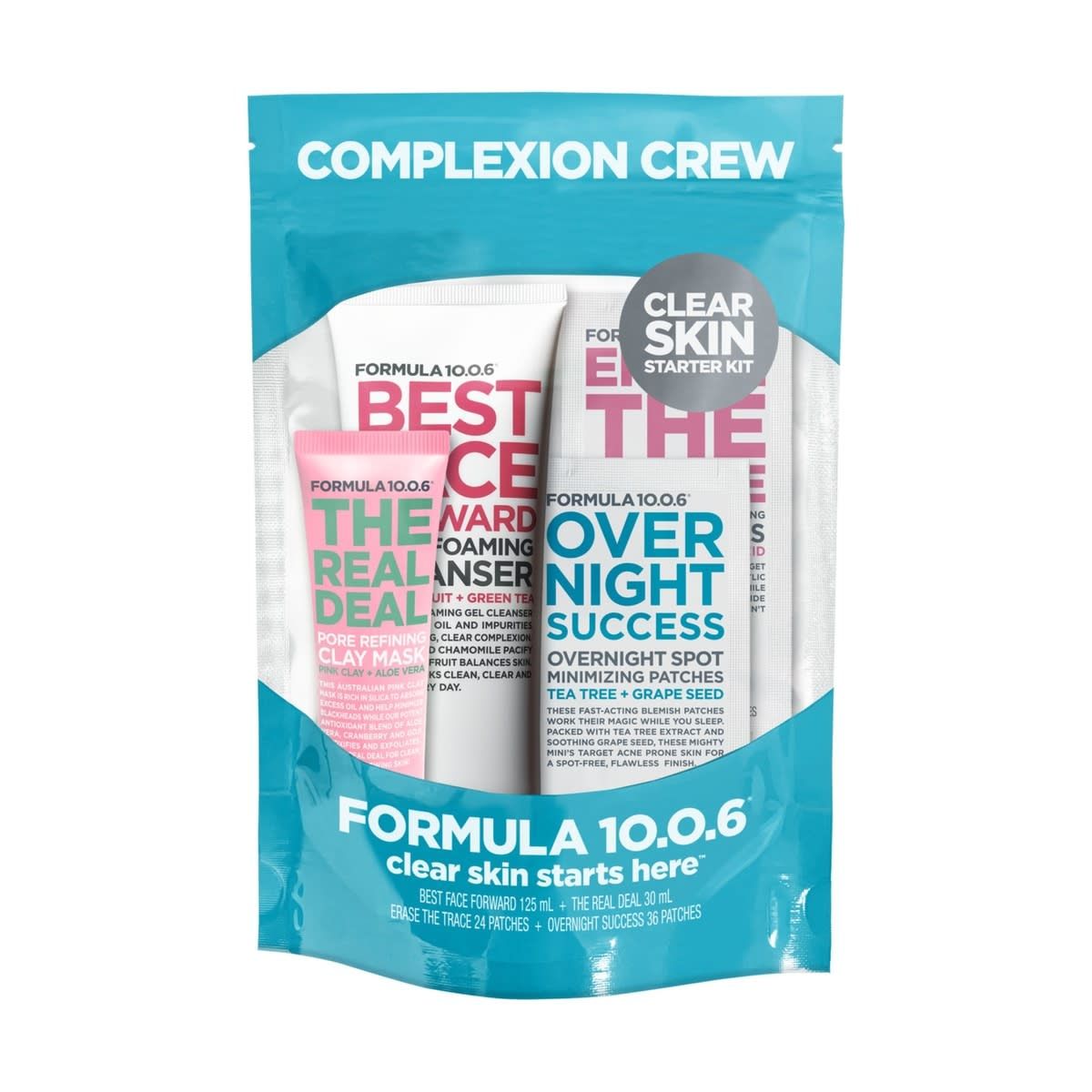 Formula 10.0.6 Complexion Crew Clear Skin Starter Kit 155ml