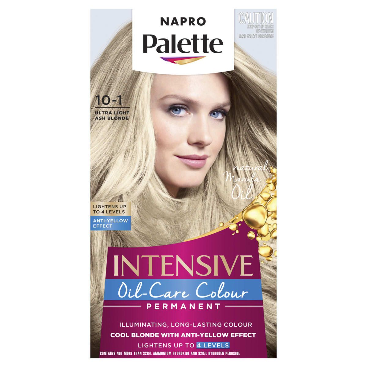 Napro 10-1 Light Ash Blonde Palette Intensive Creme Colour