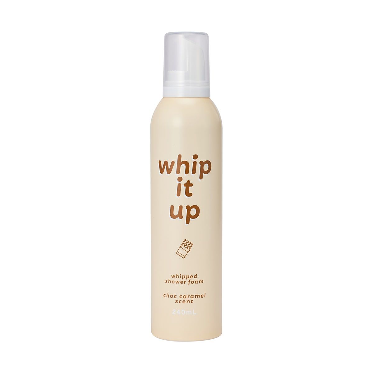 Whip It Up Whipped Shower Foam 240ml - Choc Caramel Scent