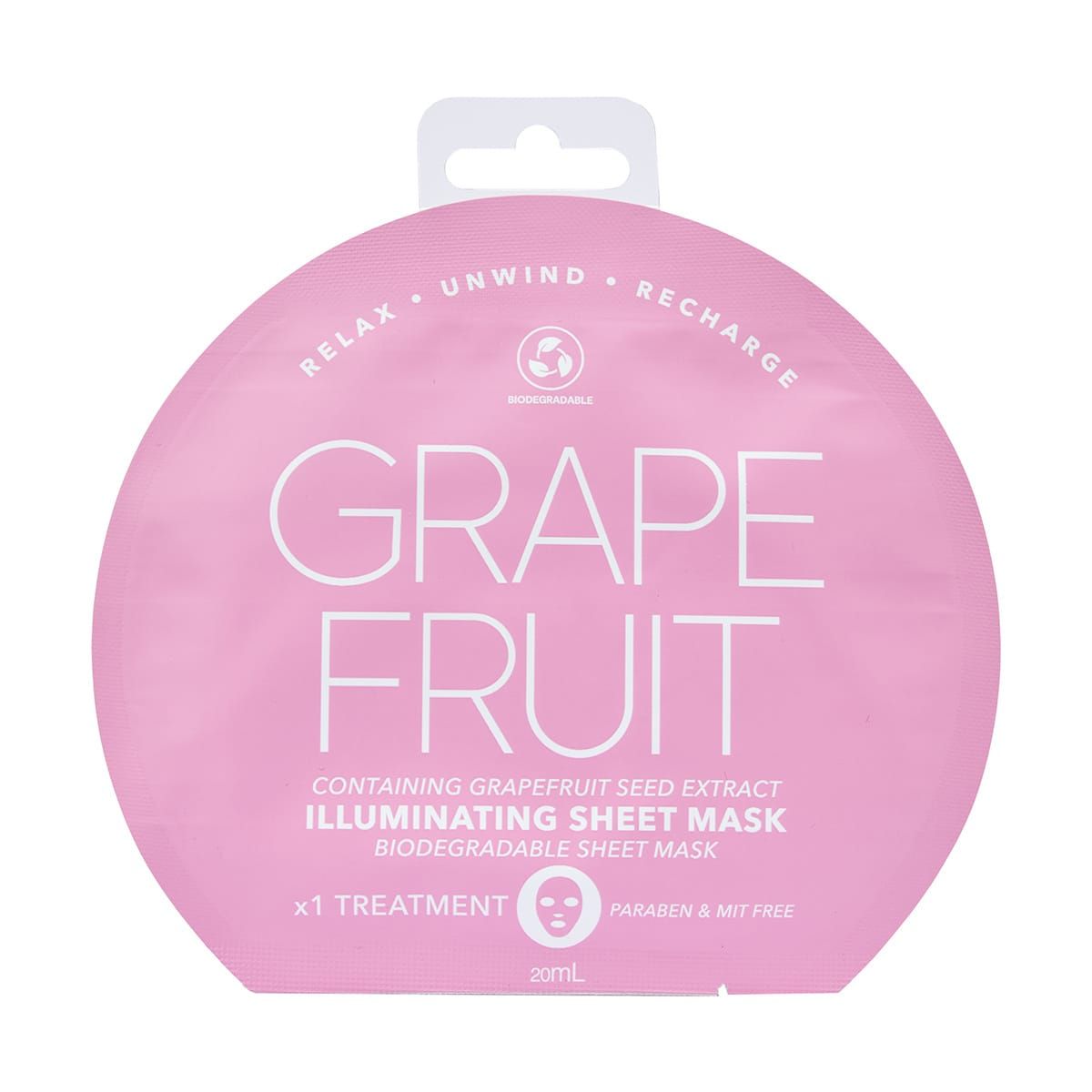 Illuminating Sheet Mask - Grapefruit Seed Extract