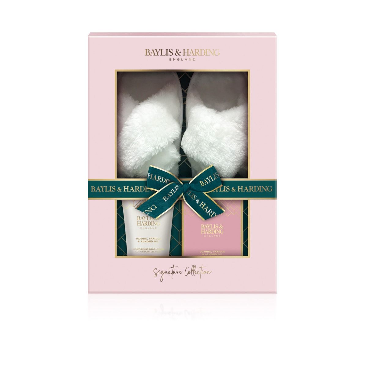 Baylis & Harding Signature Collection Slippers Set - Jojoba, Vanilla and Almond Oil