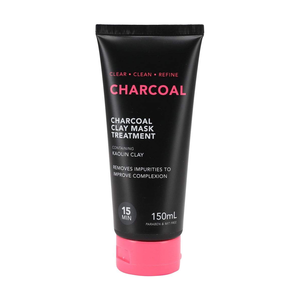Clay Mask Treatment 150ml - Charcoal & Kaolin Clay