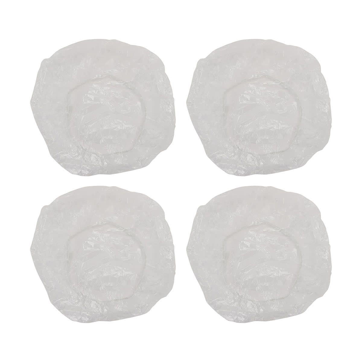 4 Pack Clear Shower Cap