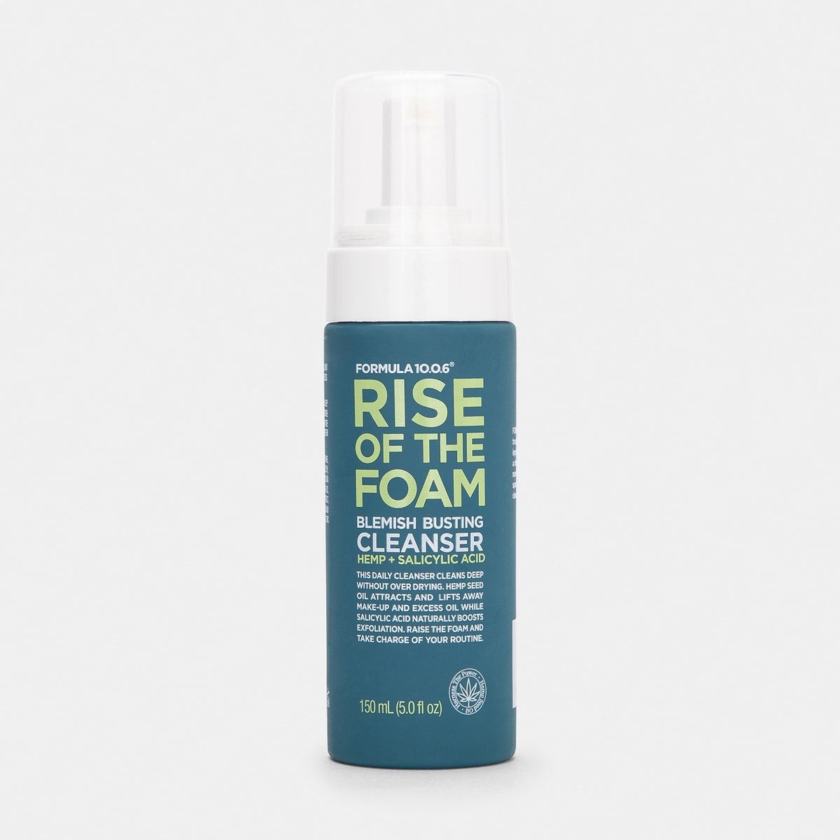 Formula 10.0.6 Rise Of The Foam Blemish Busting Cleanser 150ml - Hemp & Salicylic Acid