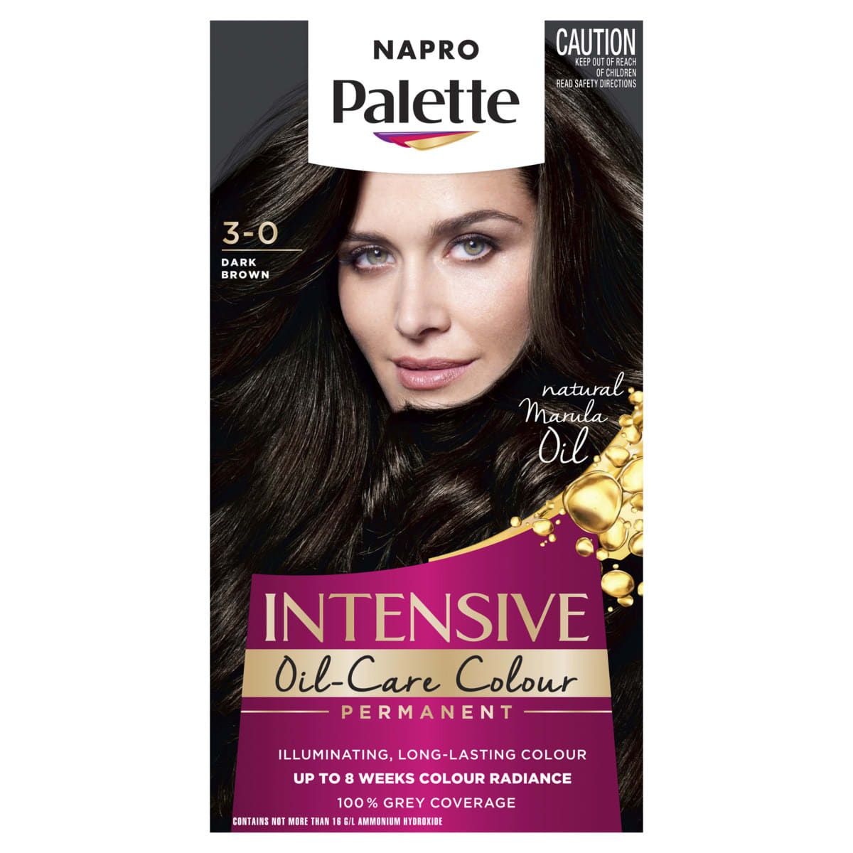 Napro 3-0 Dark Brown Palette Intensive Creme Colour