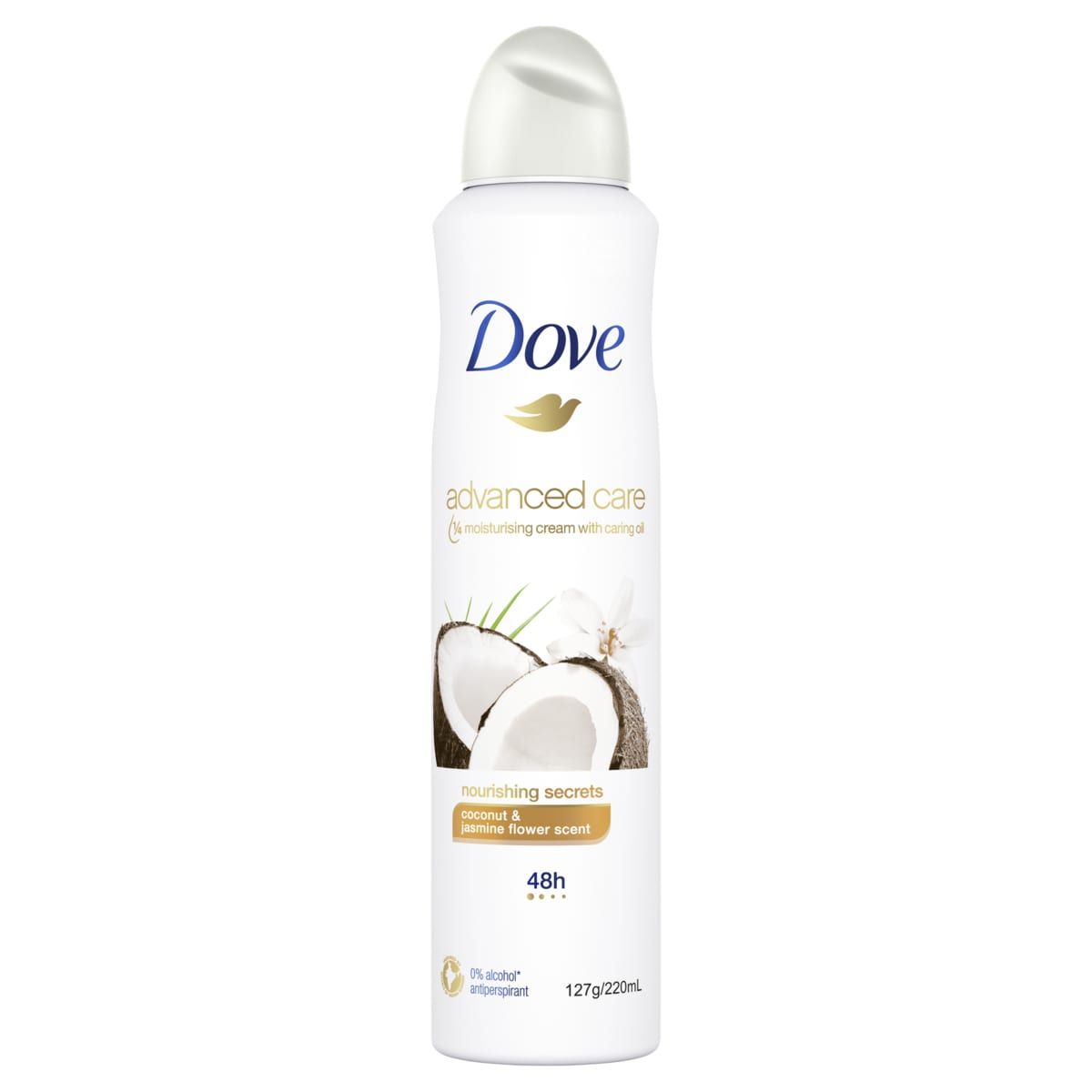 Dove Advanced Care Antiperspirant Aerosol Deodorant - Coconut & Jasmine Flower Scent