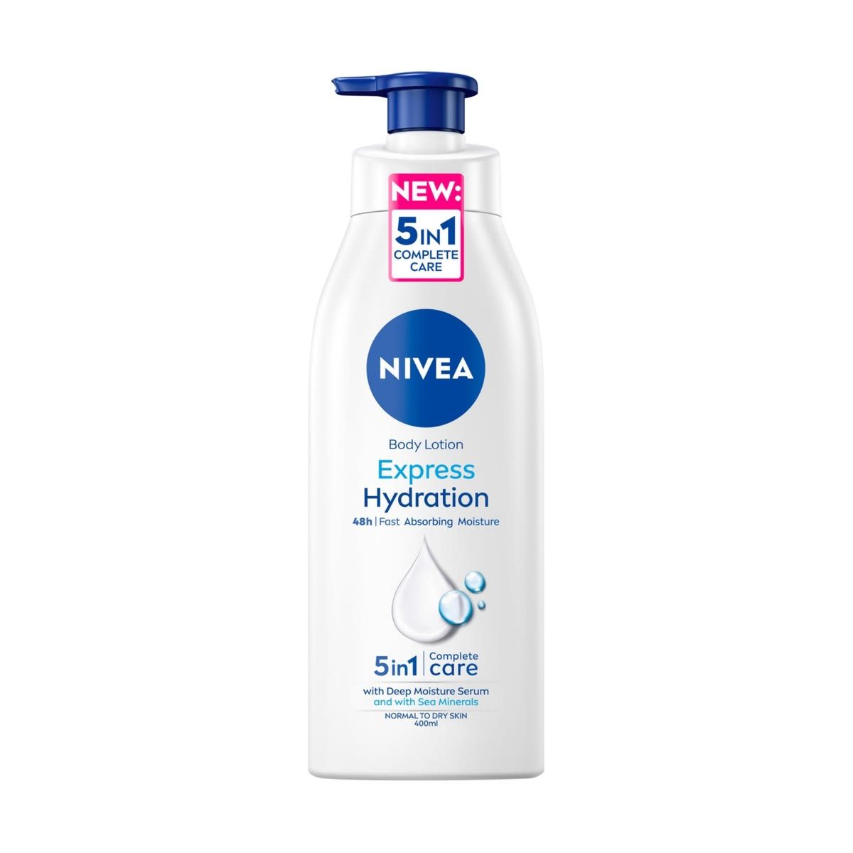 Nivea Body Lotion Express Hydration 400ml - Sea Minerals