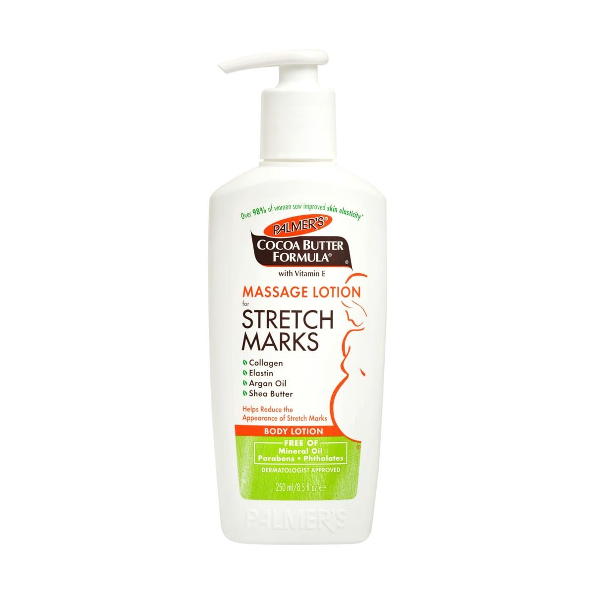 Palmer's Cocoa Butter Formula Massage Lotion for Stretch Marks 250ml - Collagen, Elastin, Argan Oil & Shea Butter