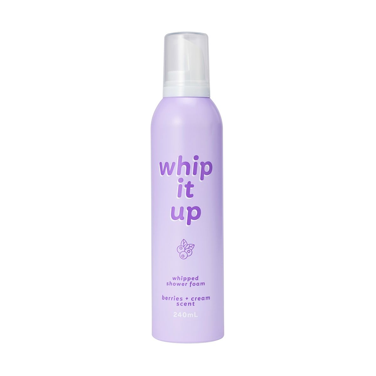 Whip It Up Whipped Shower Foam 240ml - Berries and Cream Scent