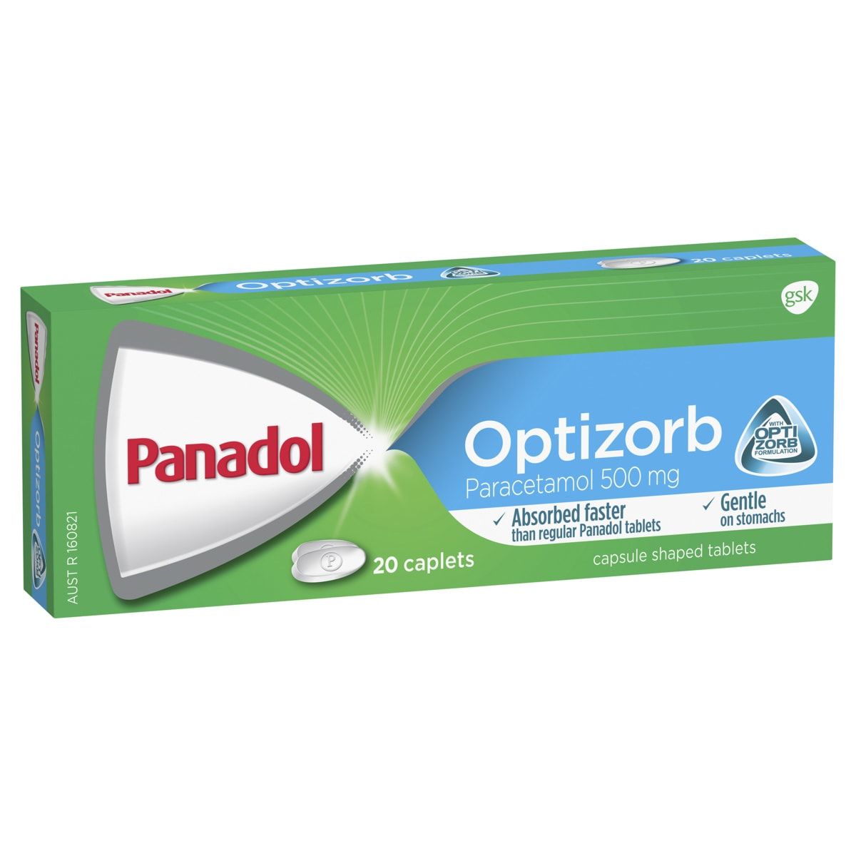 20 Pack Panadol Optizorb Capsules
