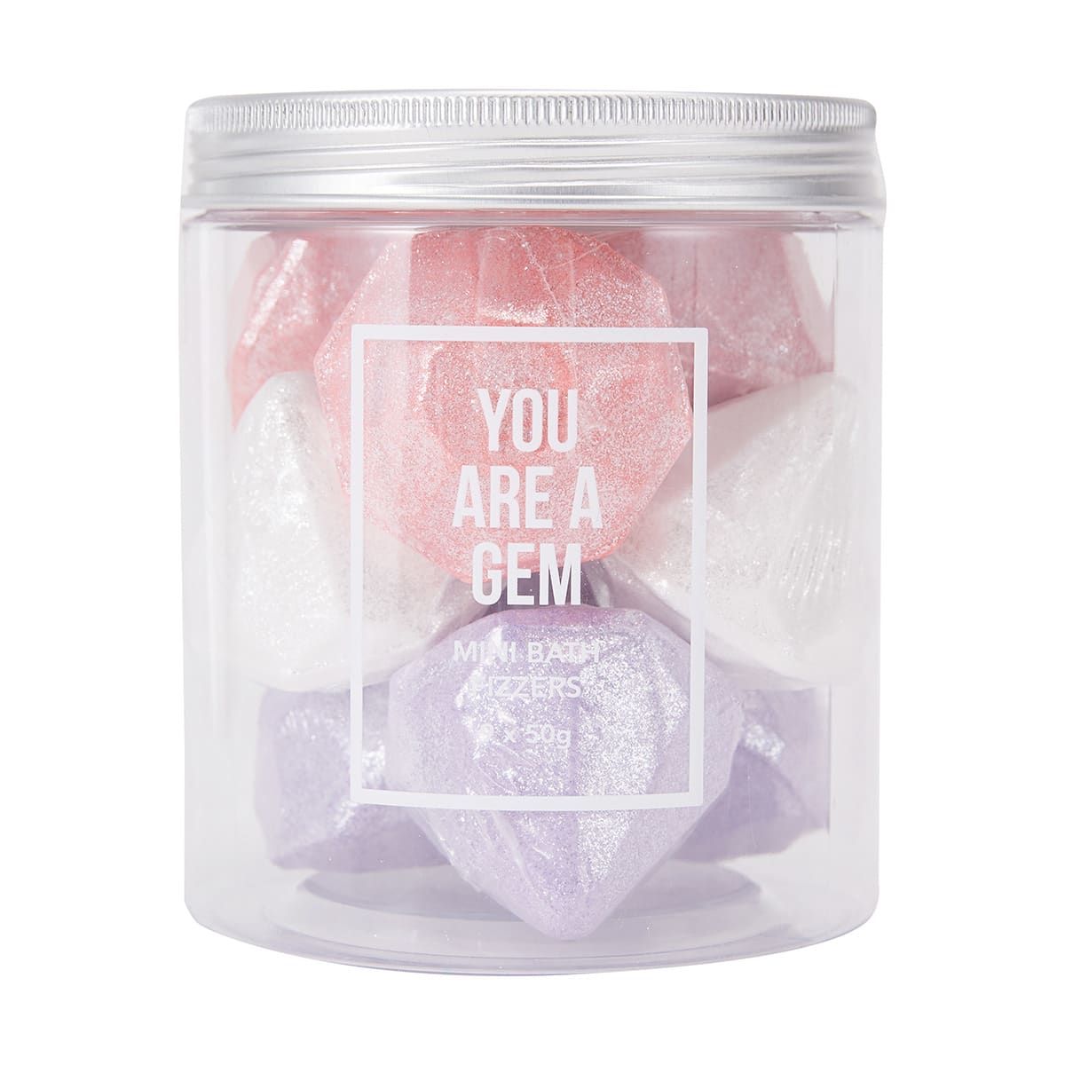 9 Pack You Are A Gem Mini Bath Fizzers 50g