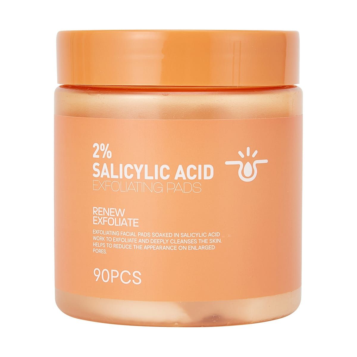90 Piece Exfoliating Pads - 2% Salicylic Acid